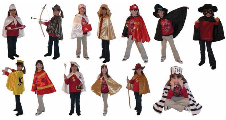 Schlüpfkostüme-Set "Berufe", 13-tlg.