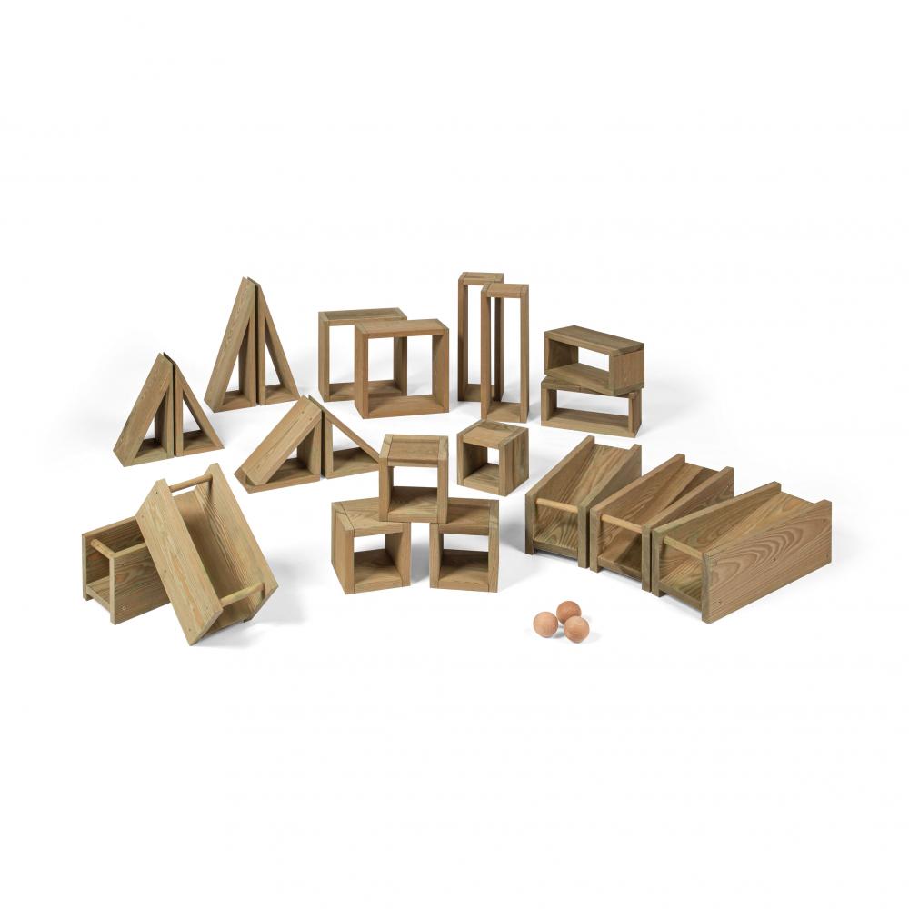 Bausteine-Outdoor, 24-teilig, Erzi