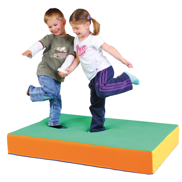 Hüpfpolster, robuster Möbelstoff 110 x 70 x 17 cm - Eduplay