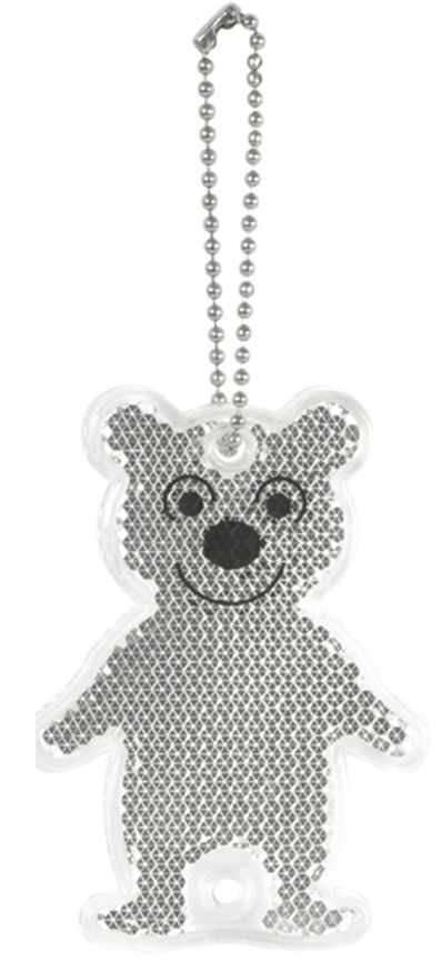 Reflektorbär mit Kugelkette "geprüft"