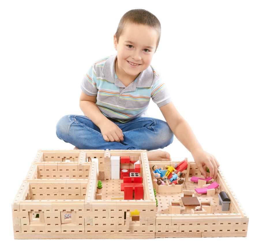Steckbausteine mein Haus, 298-teilig - Eduplay