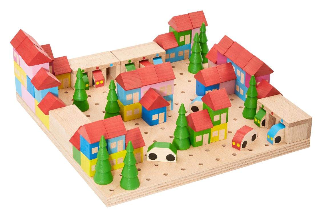 Steckbaukasten Stadt, 89-teilig - Eduplay