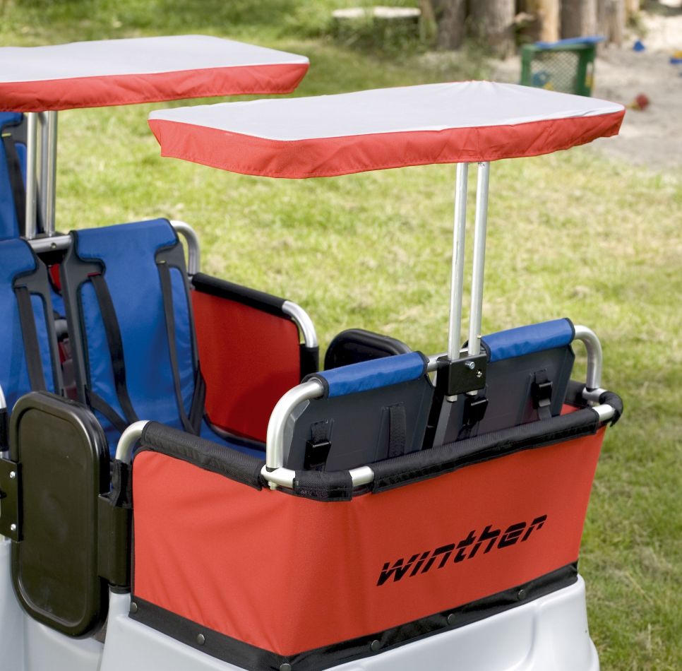 Sonnenschutz für 2 Sitzplätze Turtle Kinderbus 8900801 & 8900802