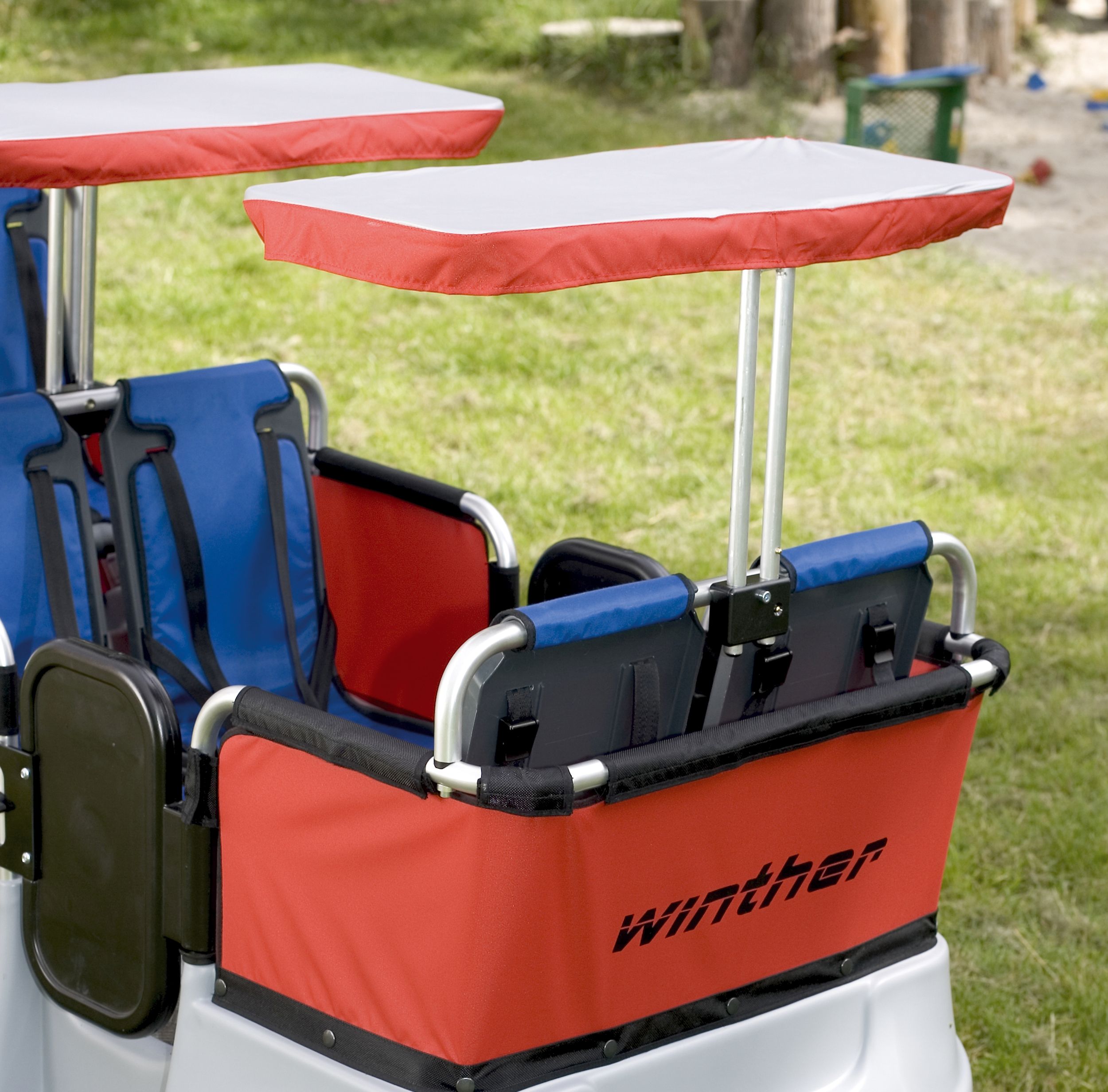 Sonnenschutz für 2 Sitzplätze für Turtle Kinderbus 8900801 & 8900802 - Winther
