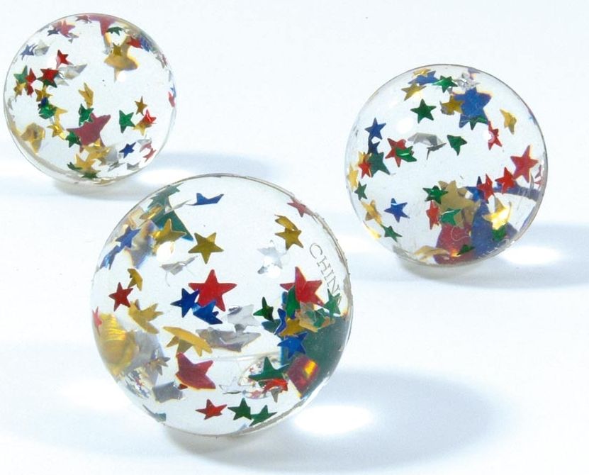 Flummi mit Funkelsternchen
