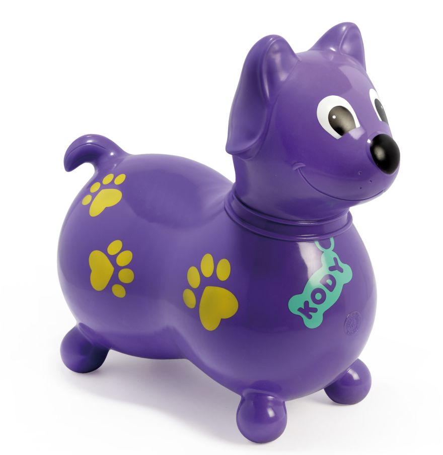 Hüpfhund Kody, purple