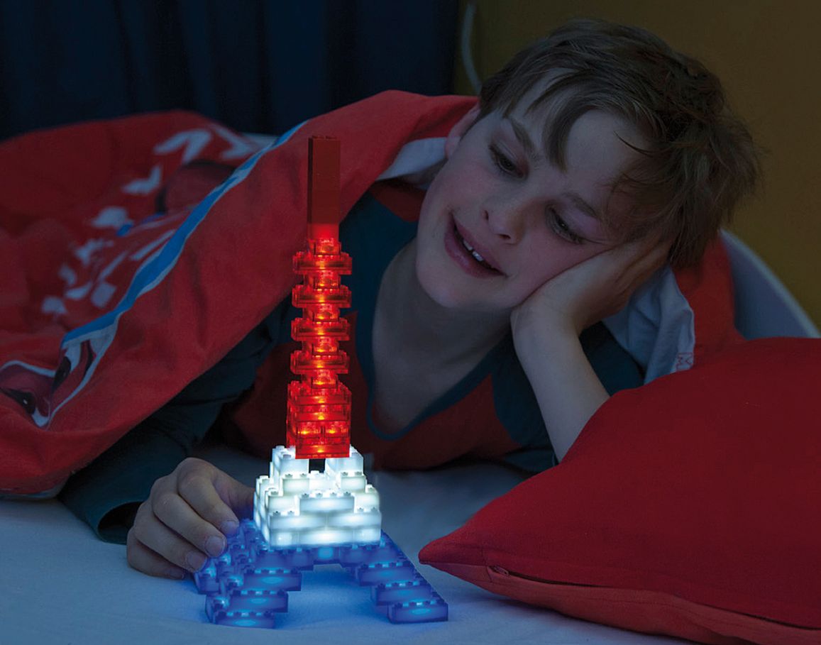 Klemmbaustein-Set Light KIGA, 360 Bausteine in 15 Farben - Eduplay