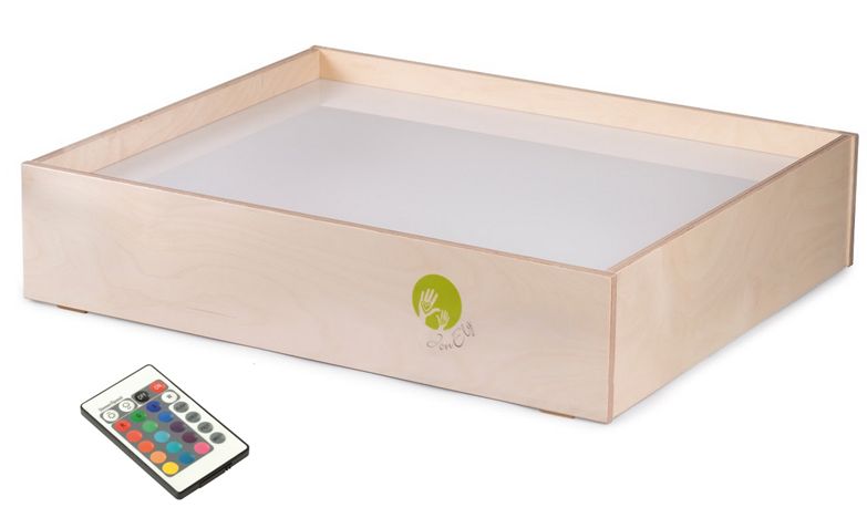 Leuchtsandkasten, inkl. Fernbedienung