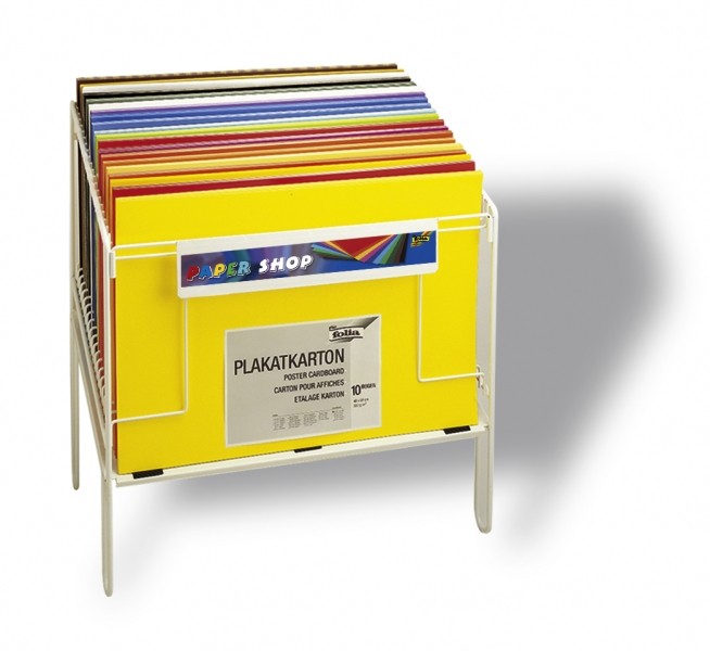 Plakatkartonständer-Papierständer, 20 Fächer - Metall