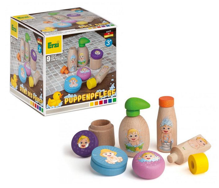 Sortierung Puppenpflege, 9-teilig