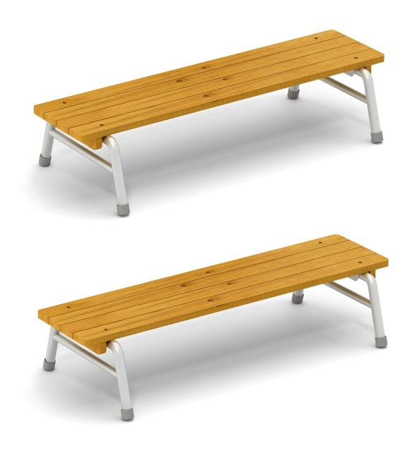 Outdoor-Bank 120 cm - 2 Stück - Wisdom