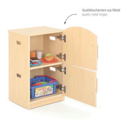 Kühlschrank-Spielküche für Krippenkinder "Owlaf"