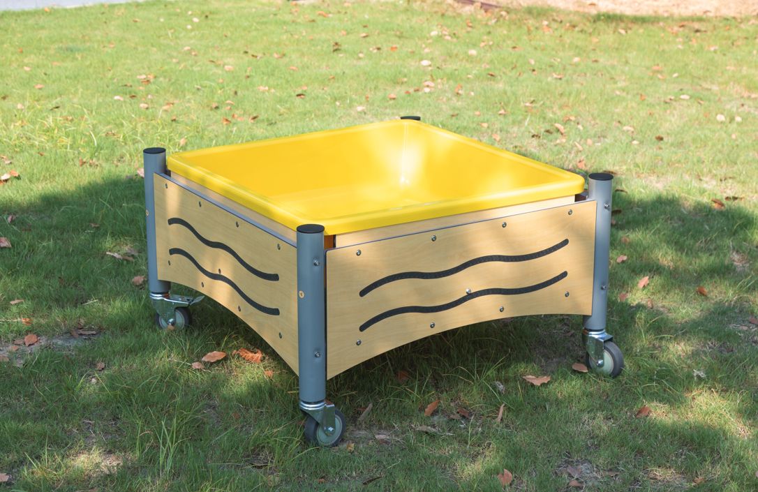Mobiler Matschtisch quadratisch
