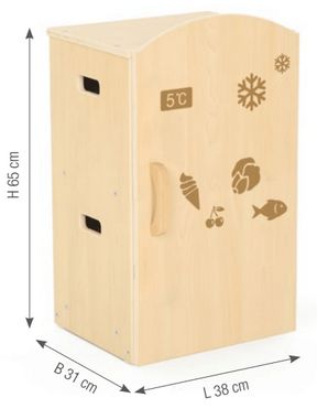 Kühlschrank-Spielküche für Krippenkinder "Owlaf"