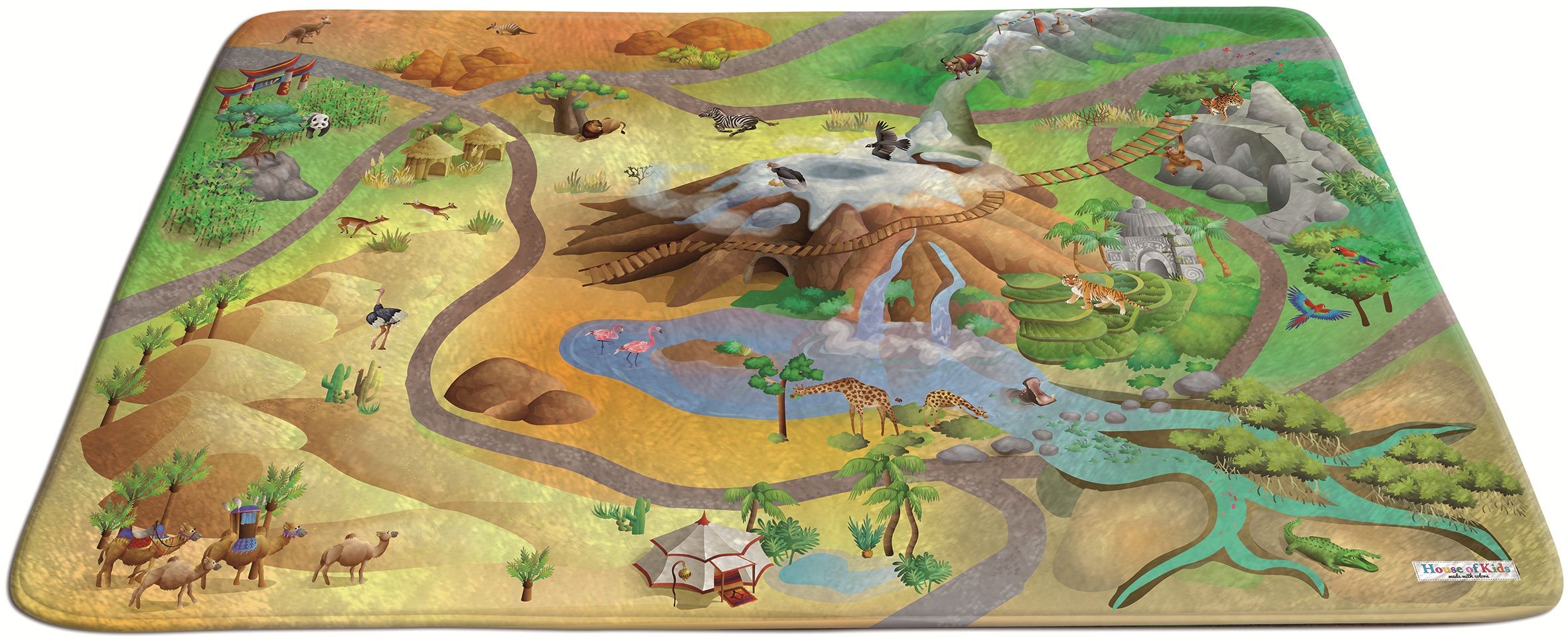 Spielteppich Soft - Wildnis