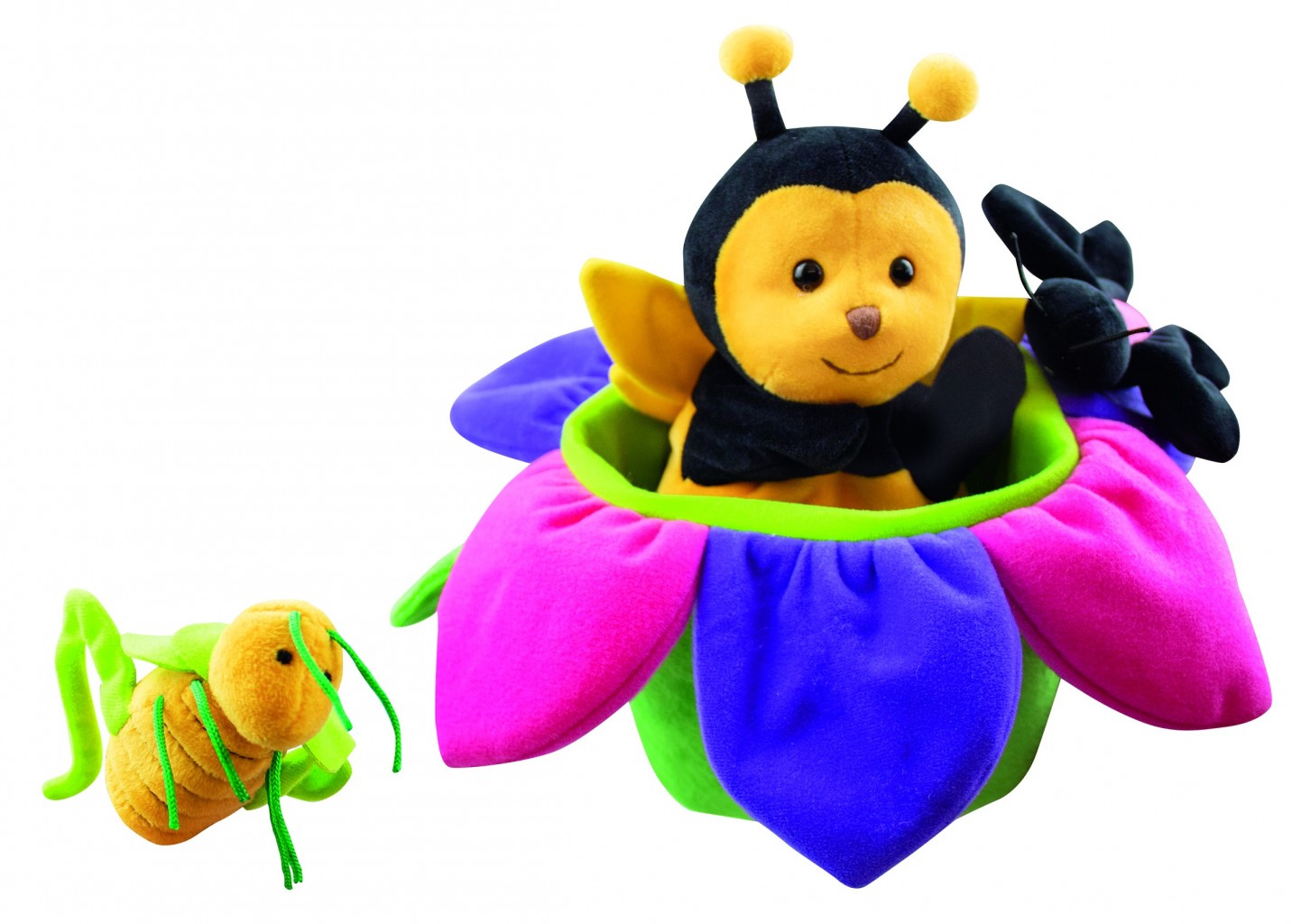 Geschichten-Handpuppe Biene Bina und Freunde, 3-tlg.