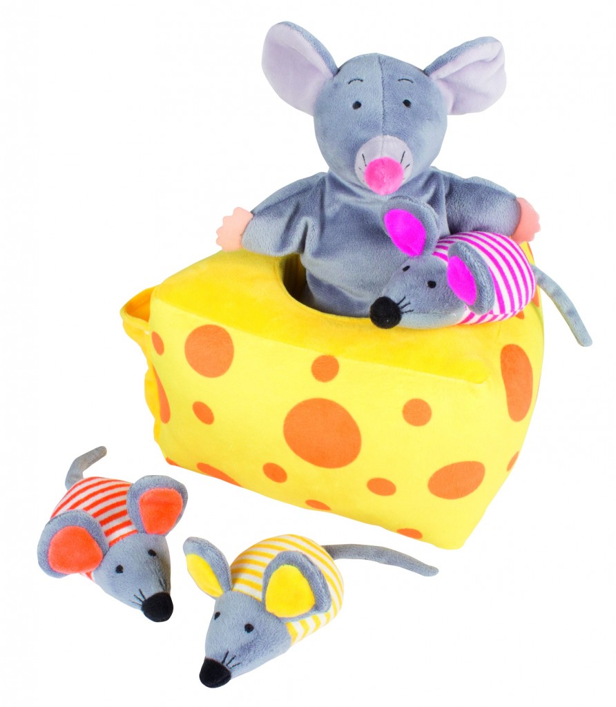 Geschichten-Handpuppe Maus Mila und Freunde, 4-tlg.