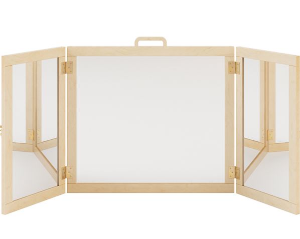 Klappspiegel zur Sprachförderung und Spiegeltherapie