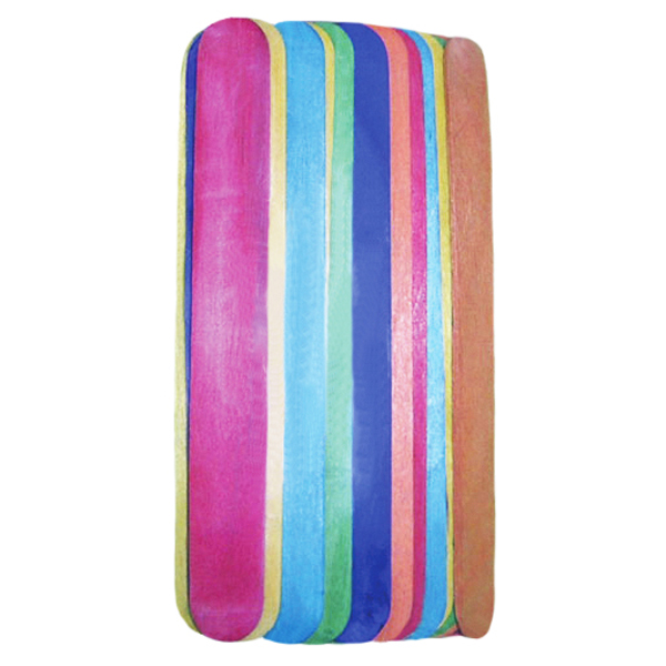 Bastelhölzer "Lollipop" bunt, groß 50 Stück