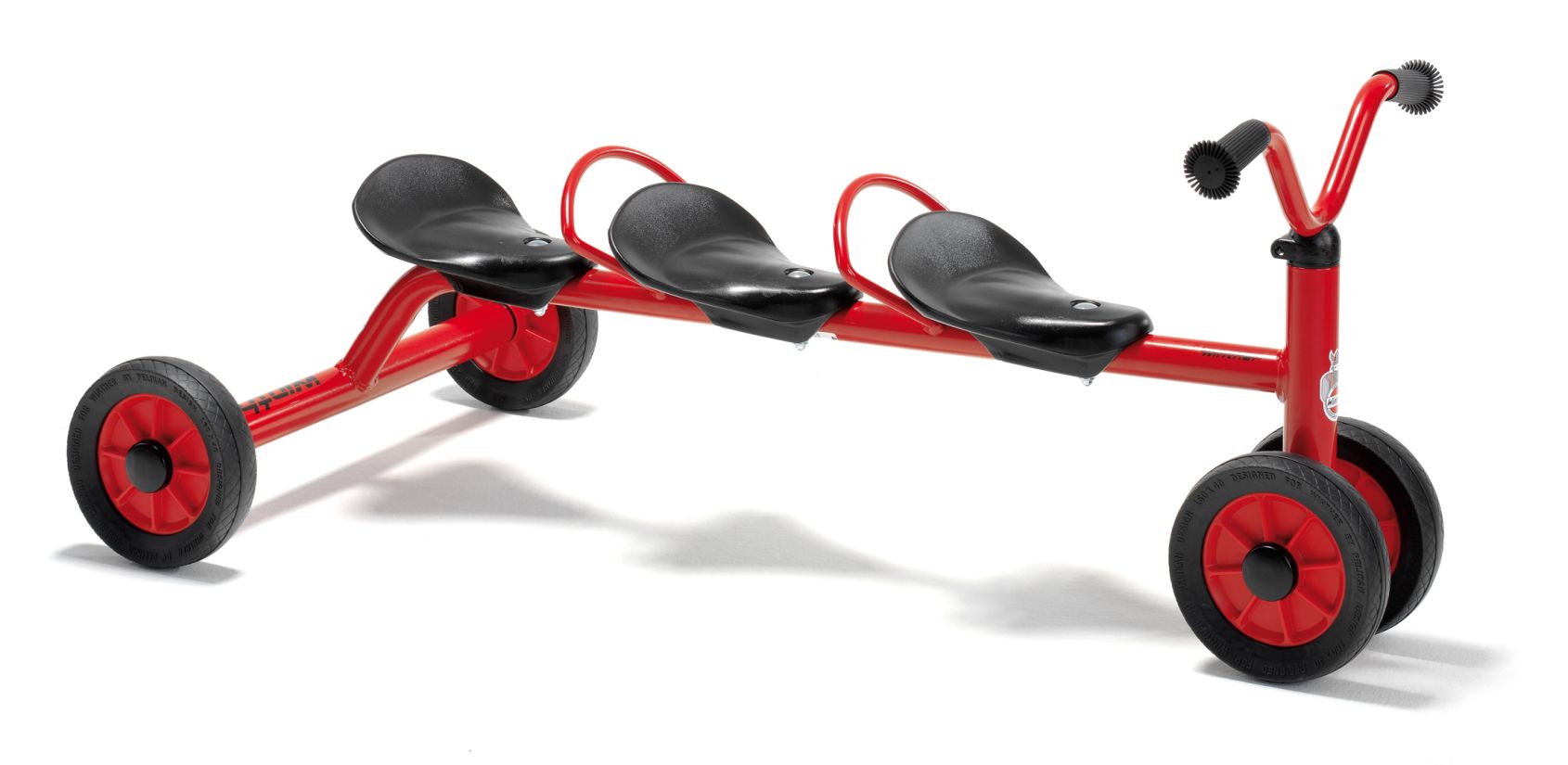 MINI VIKING Rutsch Dreirad für drei Kinder