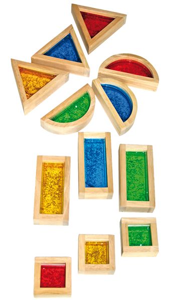 Blocks mit Glitter, 16-teilig