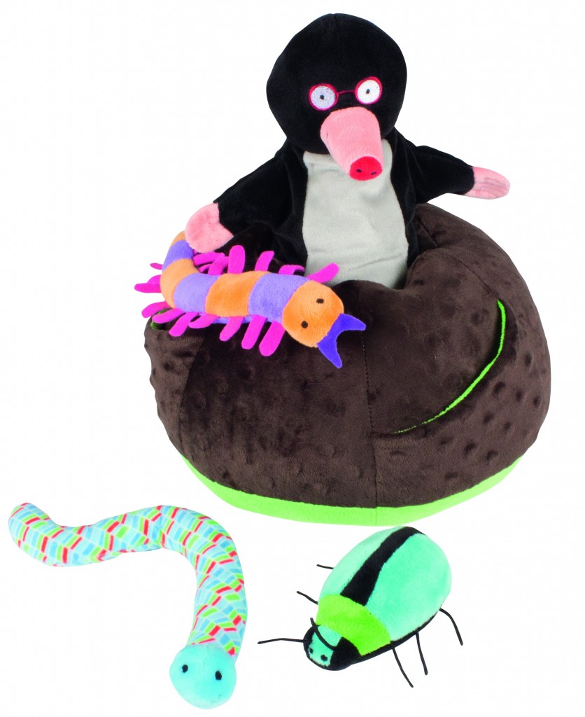 Geschichten-Handpuppe Maulwurf Mike und Freunde, 4-tlg.