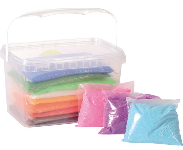 Dekosand 12 Farben - 2,4 kg