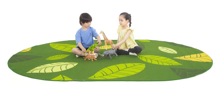 Spielteppich "Blätter" 200 x 300 cm