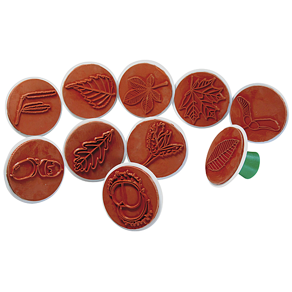 Blätterstempel, 10 Motive