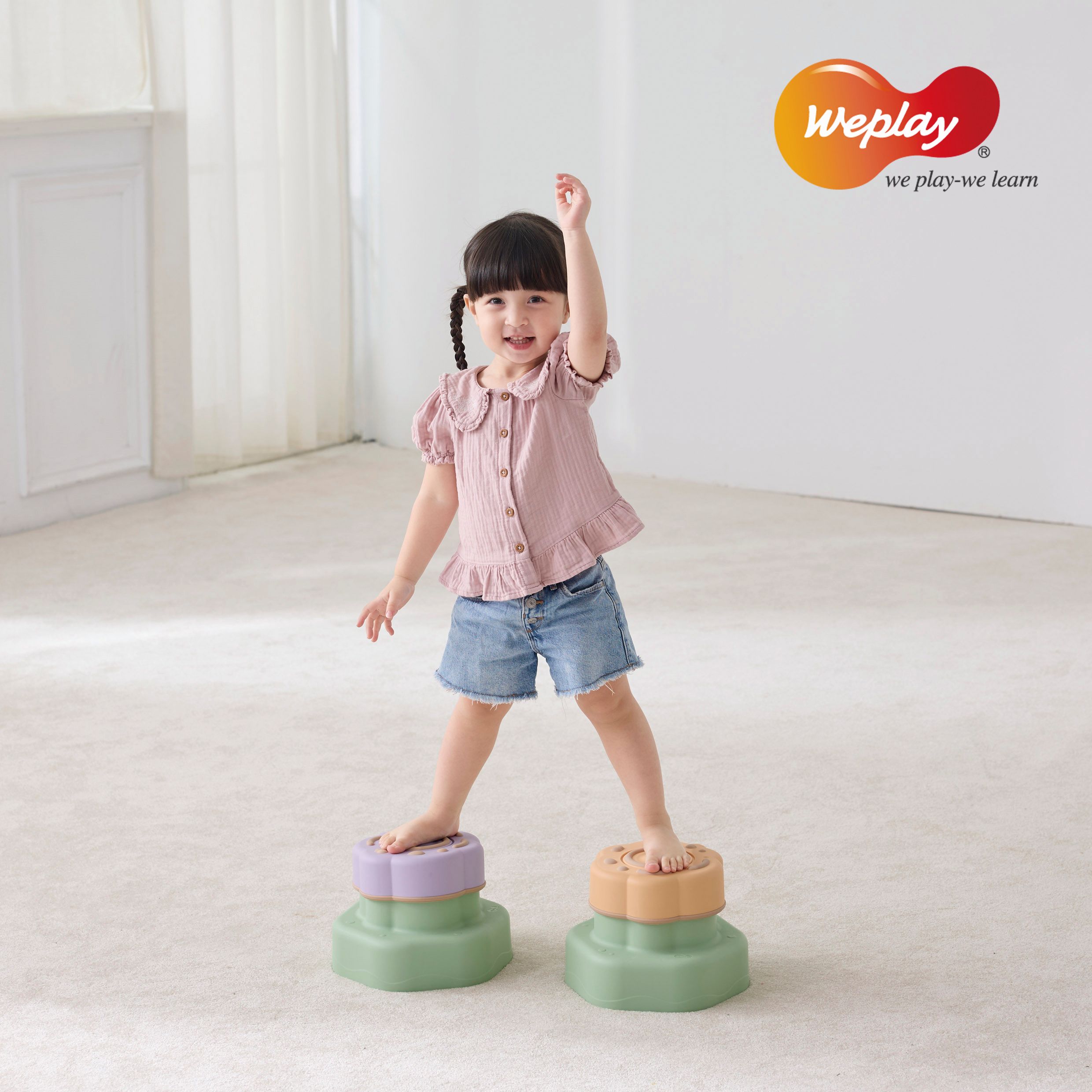 Bouncing Flowers - Hüpfende Blumen, 2er Set - Weplay Eduplay
