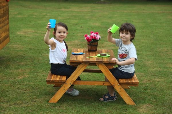 Outdoor-Kindersitzgruppe-Picknicktisch - Wisdom