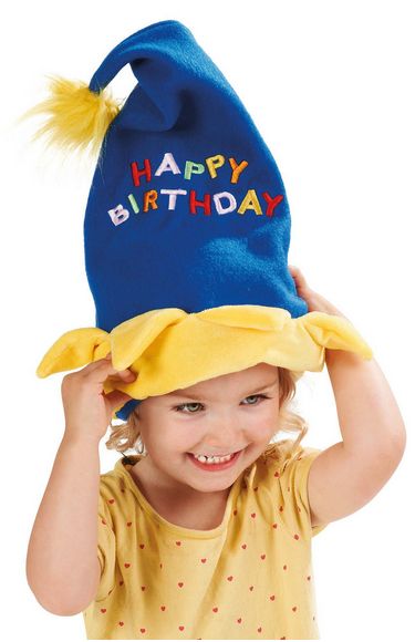 Hut "Happy Birthday" mit Sound & Bewegung