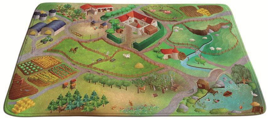 Spielteppich Soft - Farm