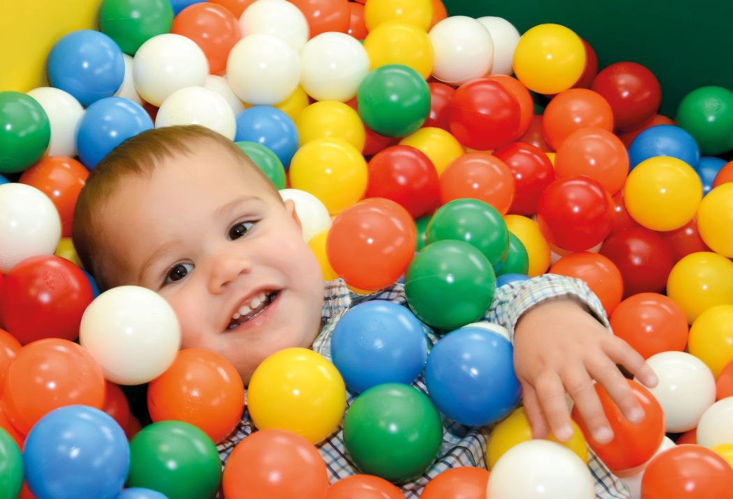 Babypool mit Kugellaufbahn, 4-teilig