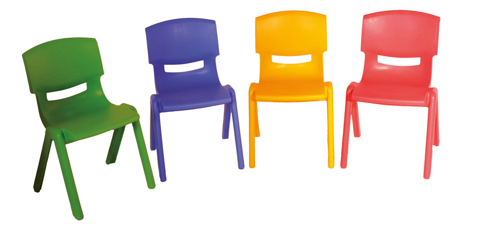 Flexi-Stuhl aus Kunststoff - 5 Sitzhöhen wählbar (SH. 26-44 cm)