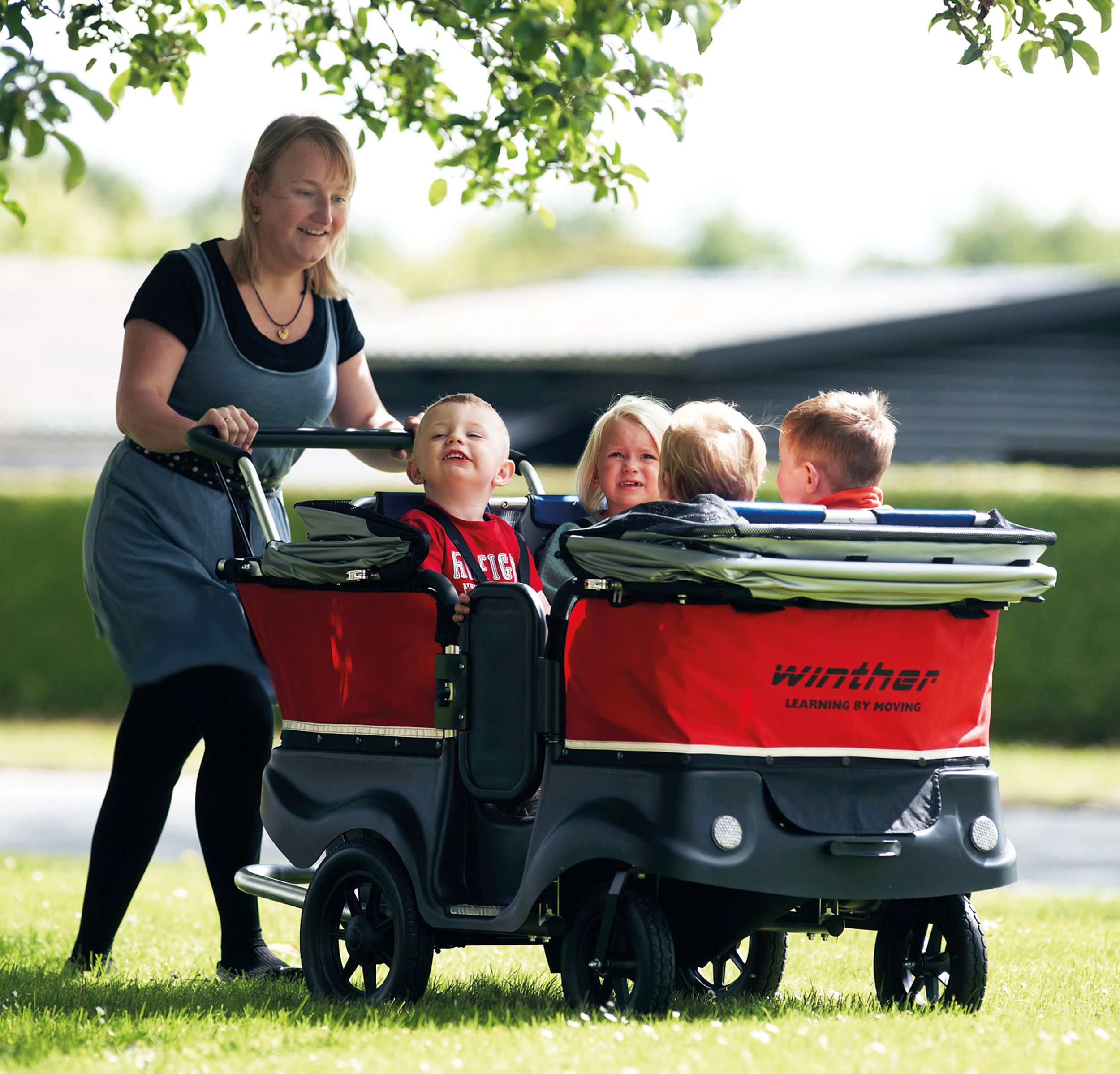 Turtle Kinderbus de Luxe für 4 Kinder - Winther