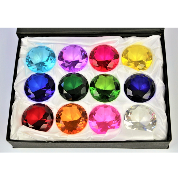 Diamanten 12 er Set Durchmesser 6 cm