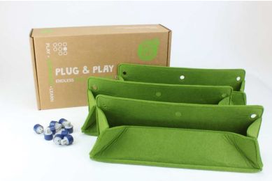 PLUG it "Filz-Taschen-Rechteck", 3er Set 