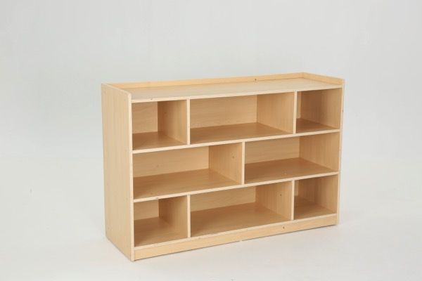 Regalschrank mit Rückwand, 8 Fächer "Owlaf"