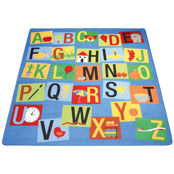 Teppich Buchstaben, 200 x 200 cm