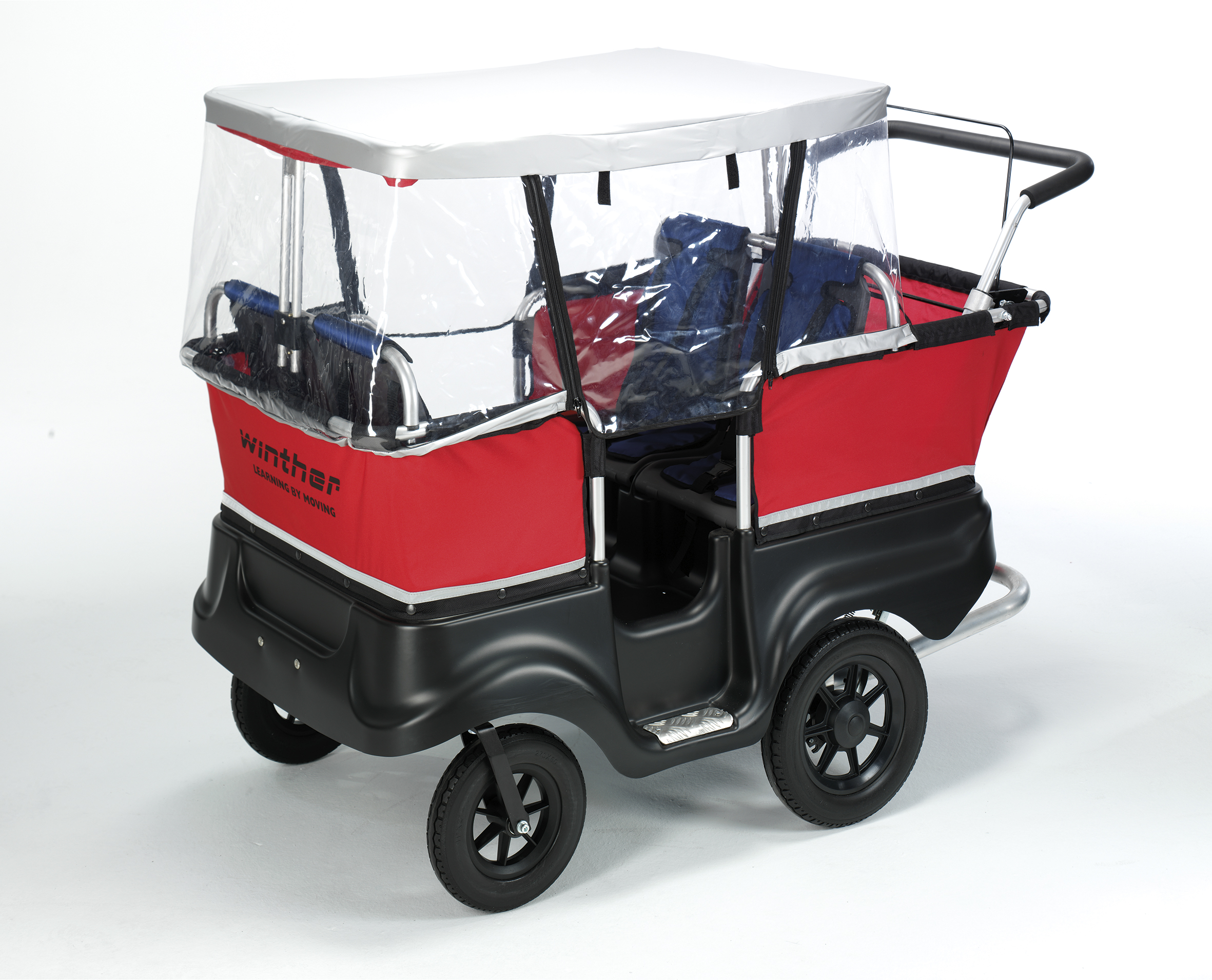Regenschutz E-Turtle Kinderbus für 4 Kinder