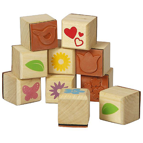 Holzstempel Muttertag, 10 Motive