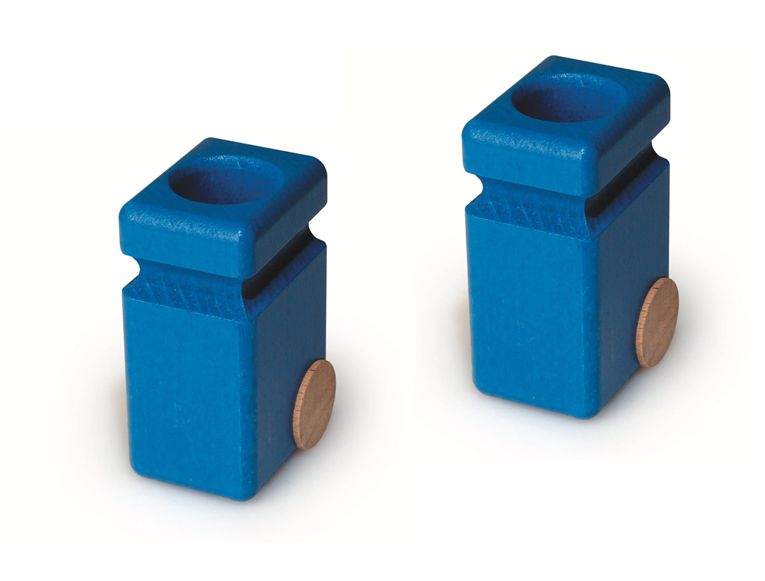 fagus® classic Mülltonne, 2er-Set, blau