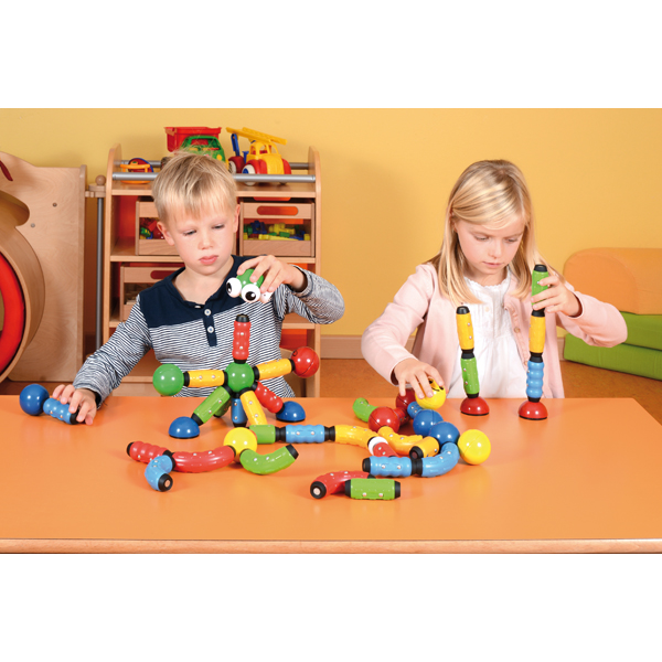 Magnet Jumbo-Sticks, 52-teilig in Kunststoffbox