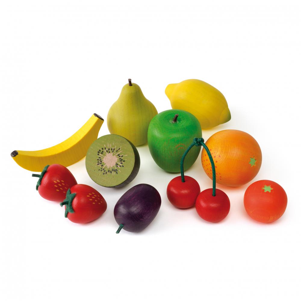 Logopädiesortierung Obst, 11-teilig