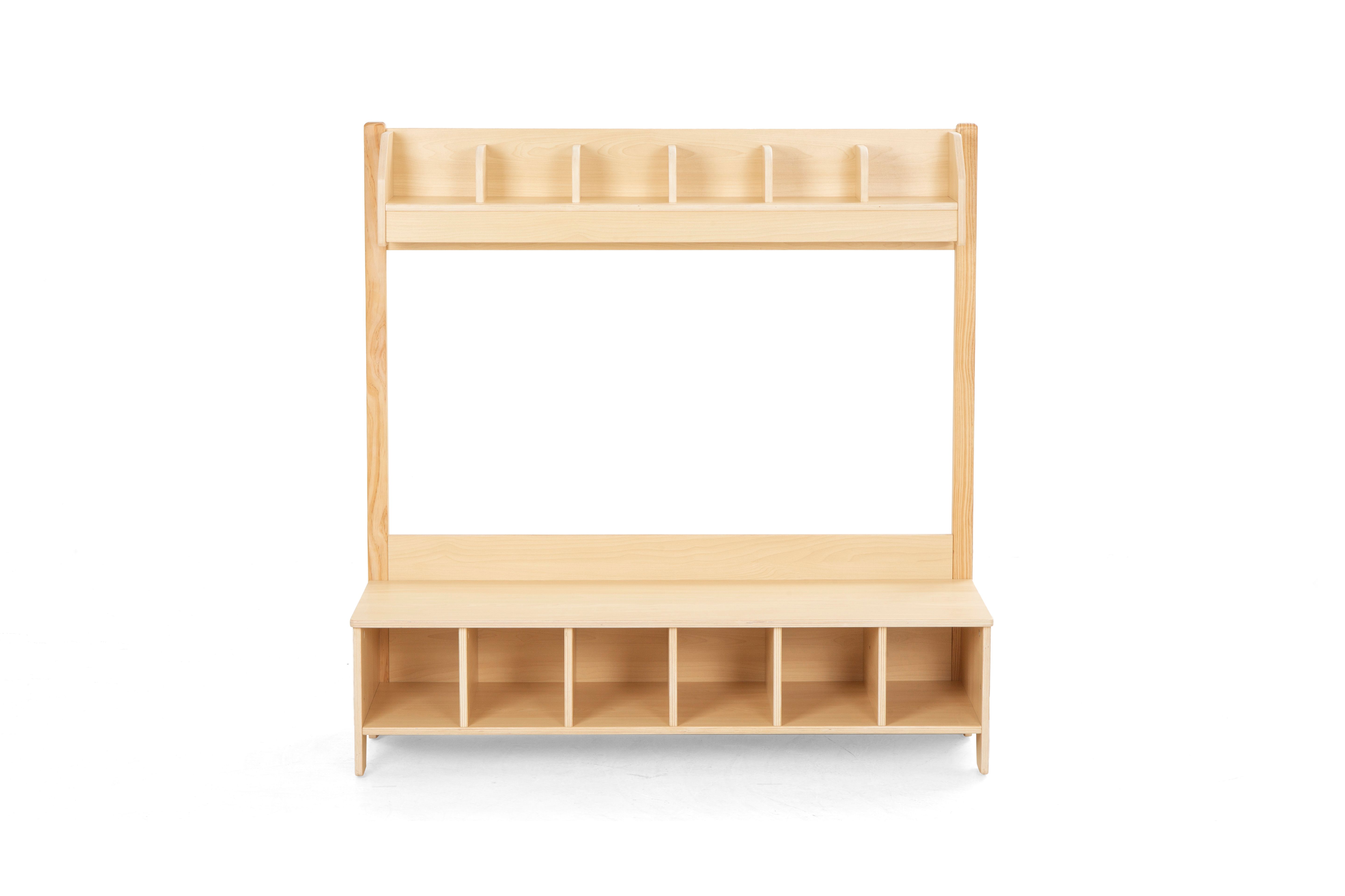 Kindergarten Garderobe für 6 Kinder "Owlaf"