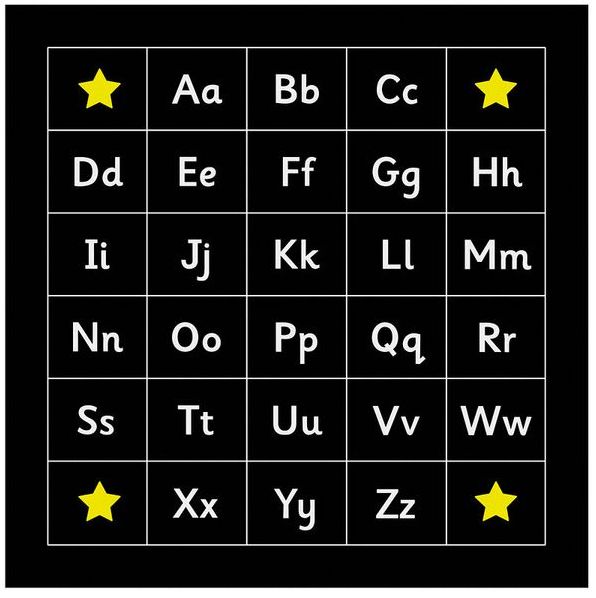 Outdoor-Kreidetafel "Alphabet"