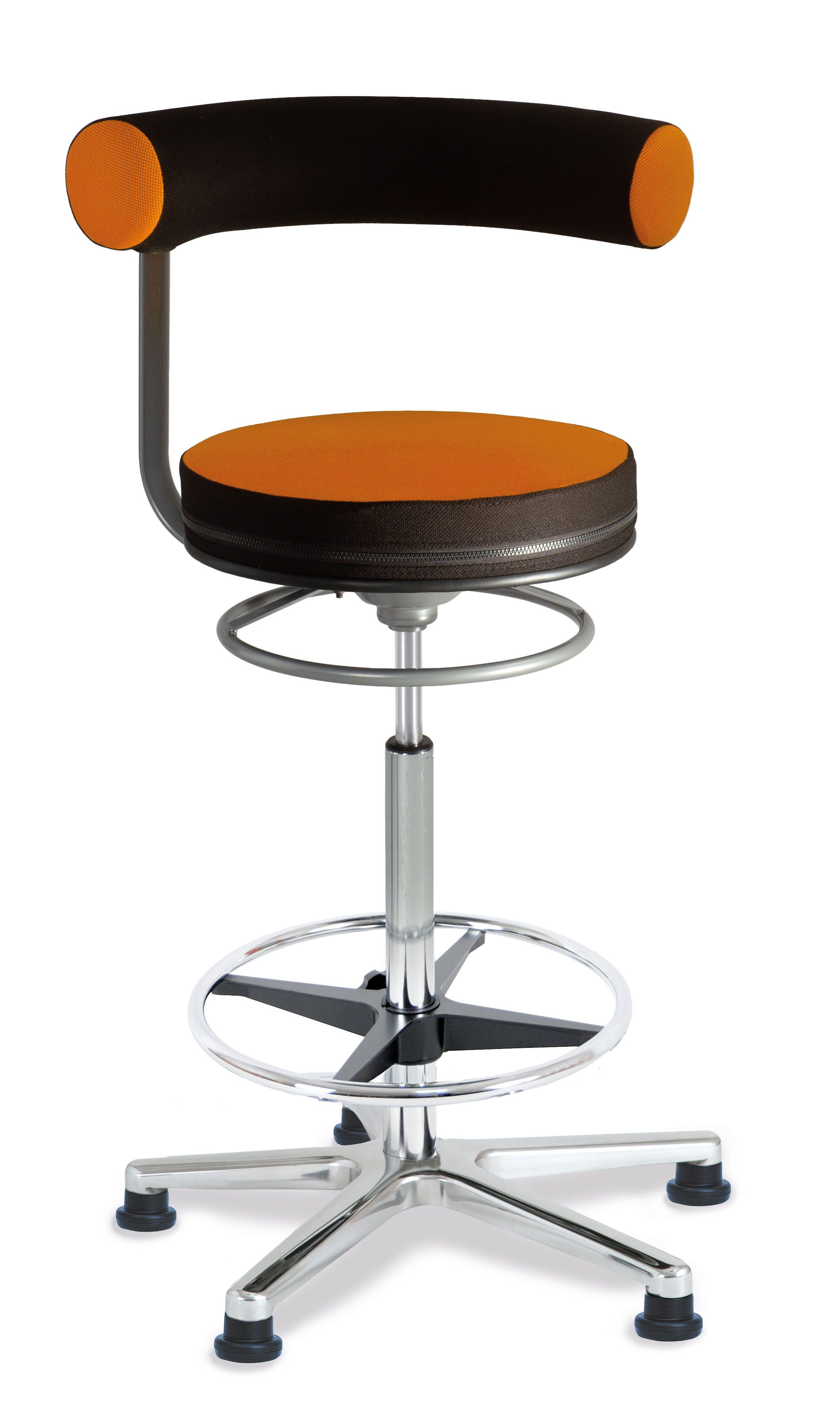 Sanus®-Gesundheitsstuhl Hochstuhl Stoff, Lehne 360° schwenkbar  (LF)