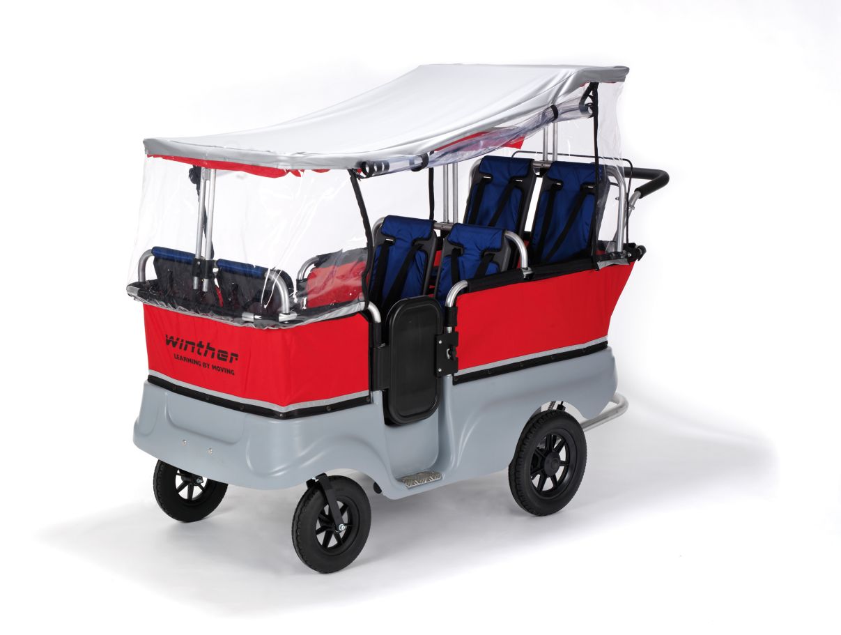 Regenschutz für Turtle Kinderbus 6-Sitzer 8900801