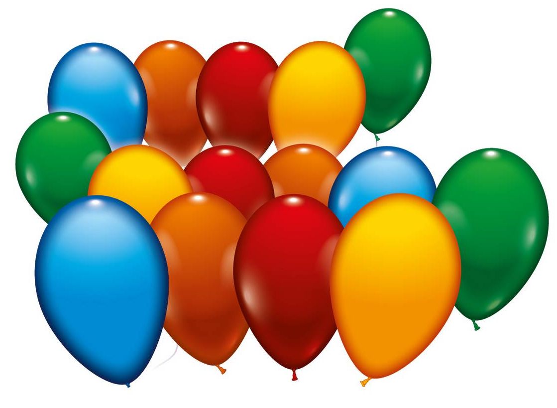 Luftballons 500 Stück im Eimer, Ø 16-18 cm